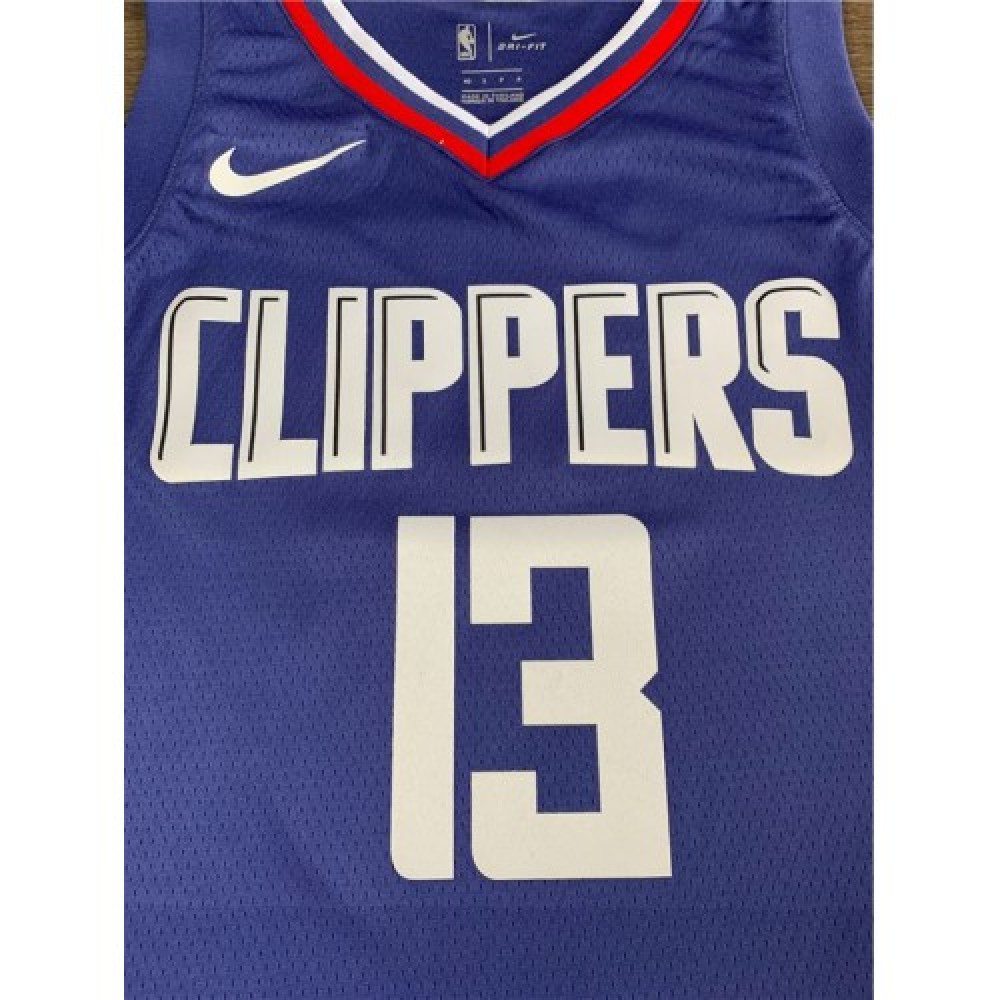 Men's LA Clippers Paul George #13 Blue 19-20 Swingman Jersey - Icon Edition-Pro Kit Vault | Brand New 26/27 Sports Jerseys